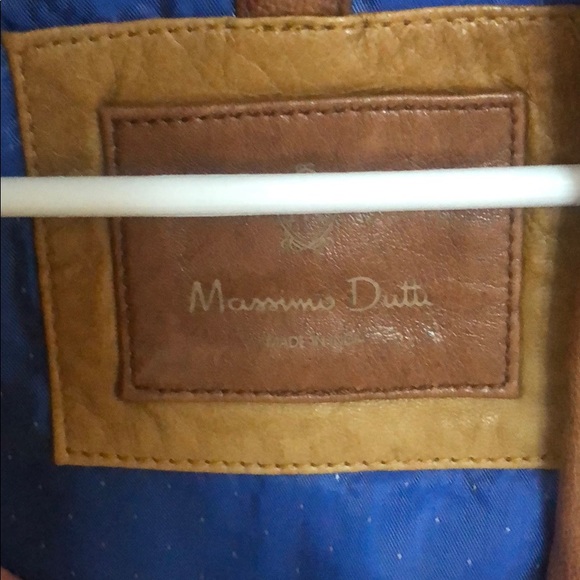 Authentic Leather Jacket - Massimo Dutti - Picture 3 of 5